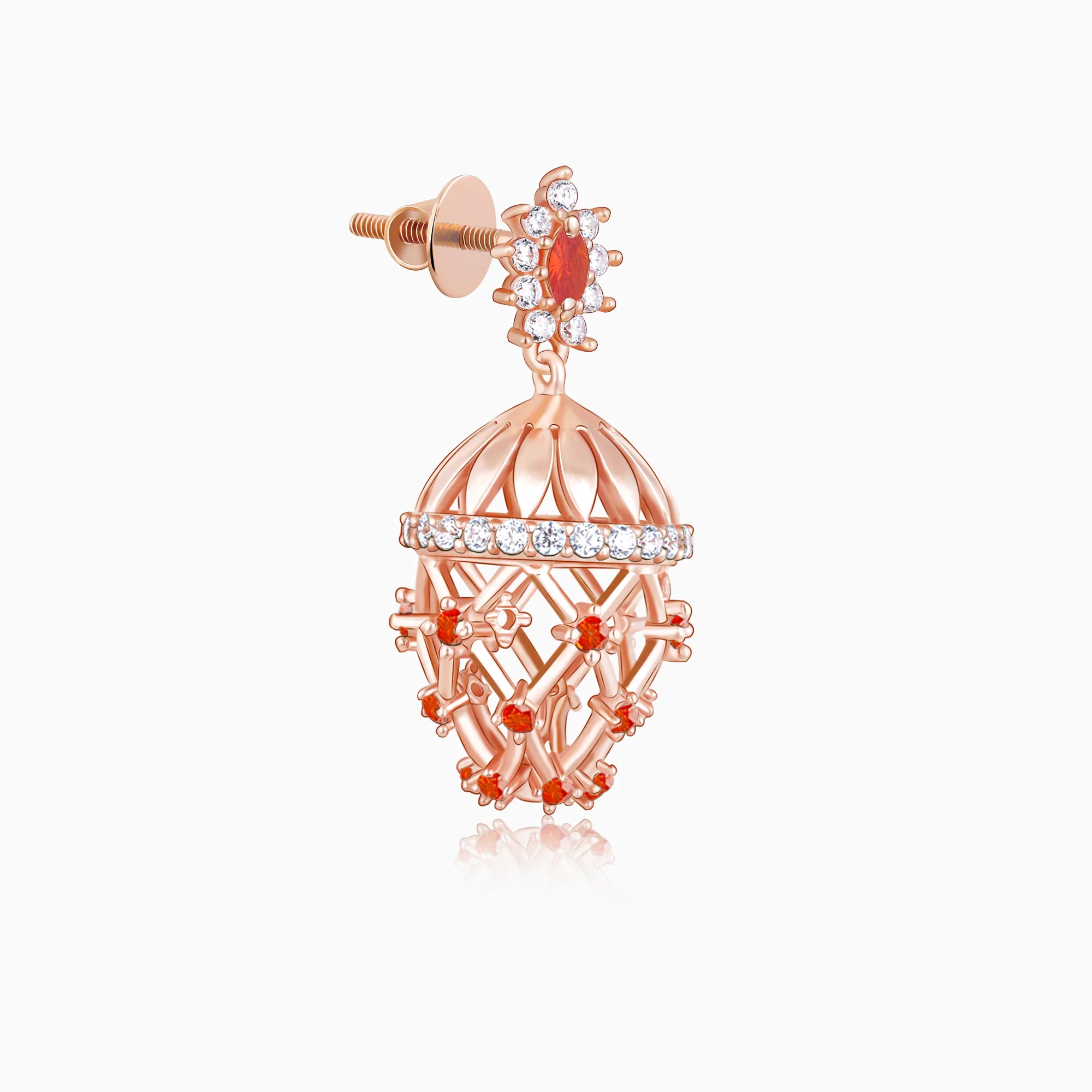 Rose Gold Amaterasu Earrings - Image 4
