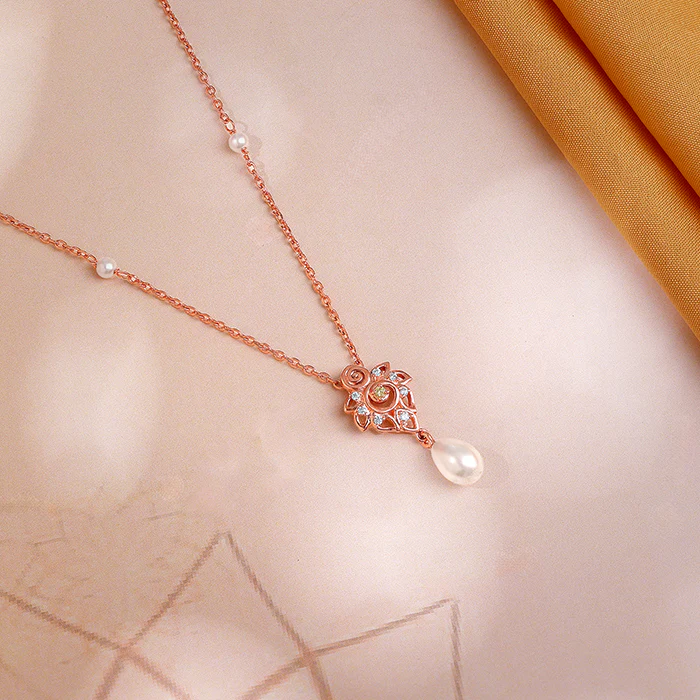 Rose Gold Athena Necklace - Image 2
