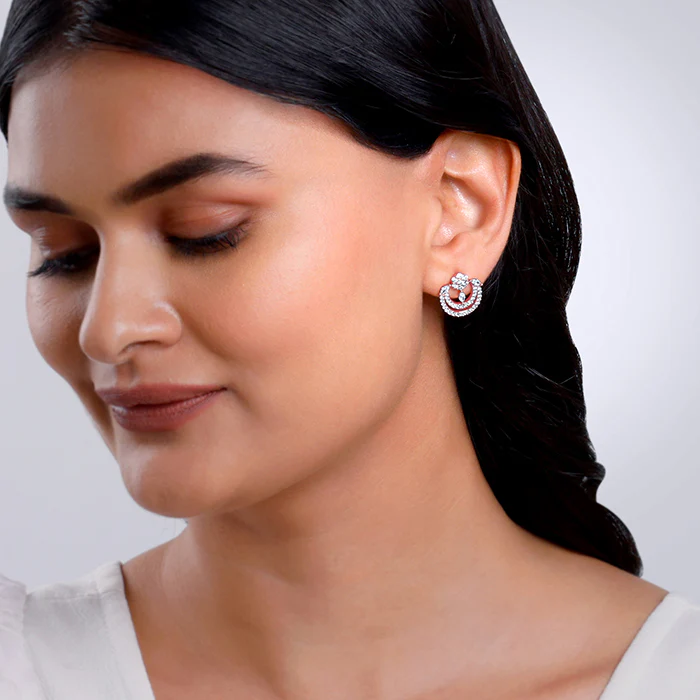 Rose Gold Audrey Earrings - Image 3
