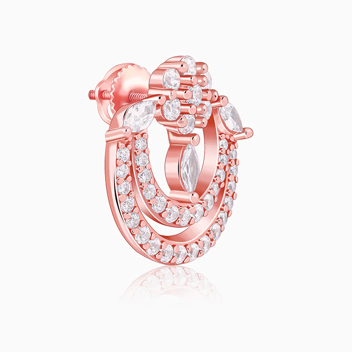 Rose Gold Audrey Earrings - Image 4