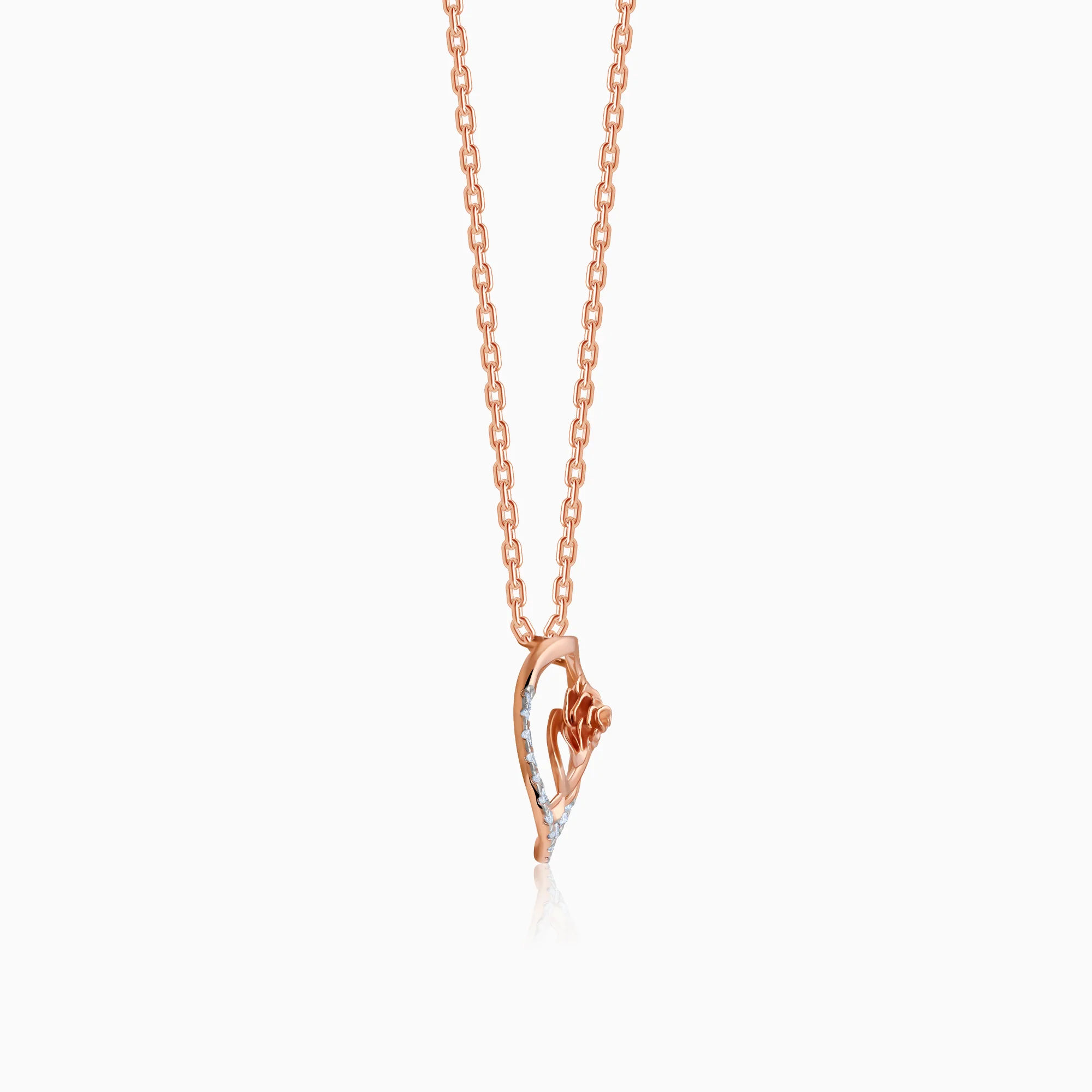 Rose Gold Blissful Shine Diamond Pendant - Image 5