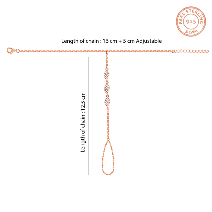 Rose Gold Blush Orbit Hathphool - Image 6