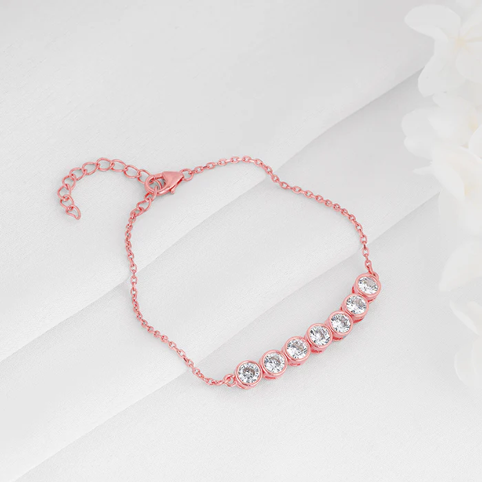 Rose Gold Bubble Bracelet - Image 2