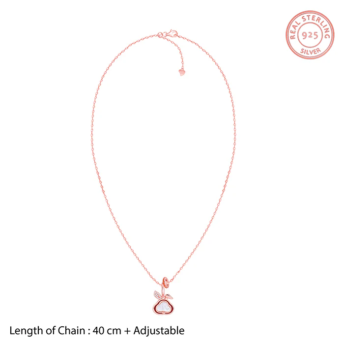 Rose Gold Bunny Kids Pendant With Link Chain - Image 7