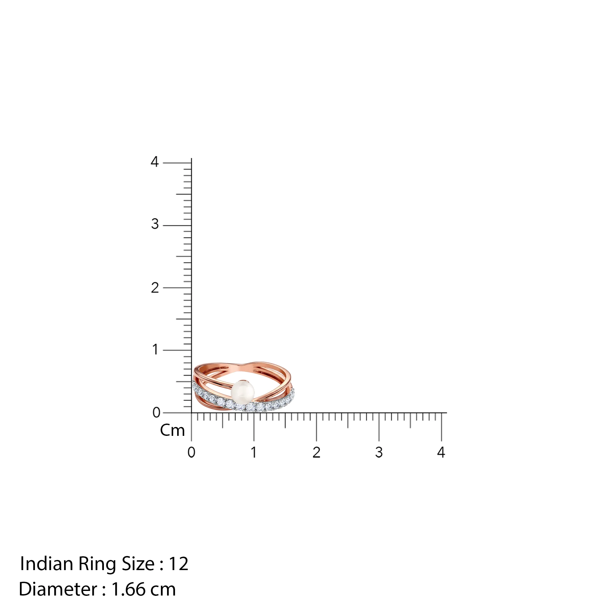 Rose Gold Cara Lab Grown Diamond Ring - Image 5