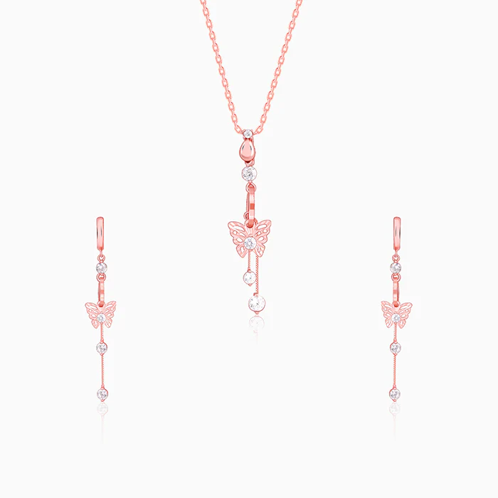 Rose Gold Charming Butterfly Set - Image 6