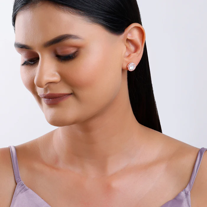 Rose Gold Charming Studs - Image 3