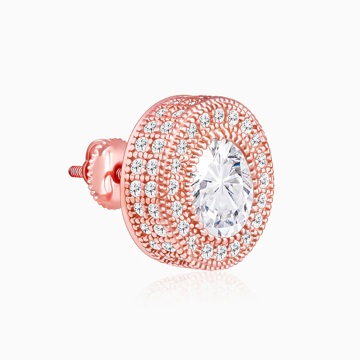 Rose Gold Charming Studs - Image 4