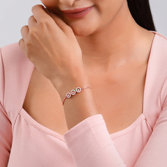 Rose Gold Circular Grace Bracelet - Image 3