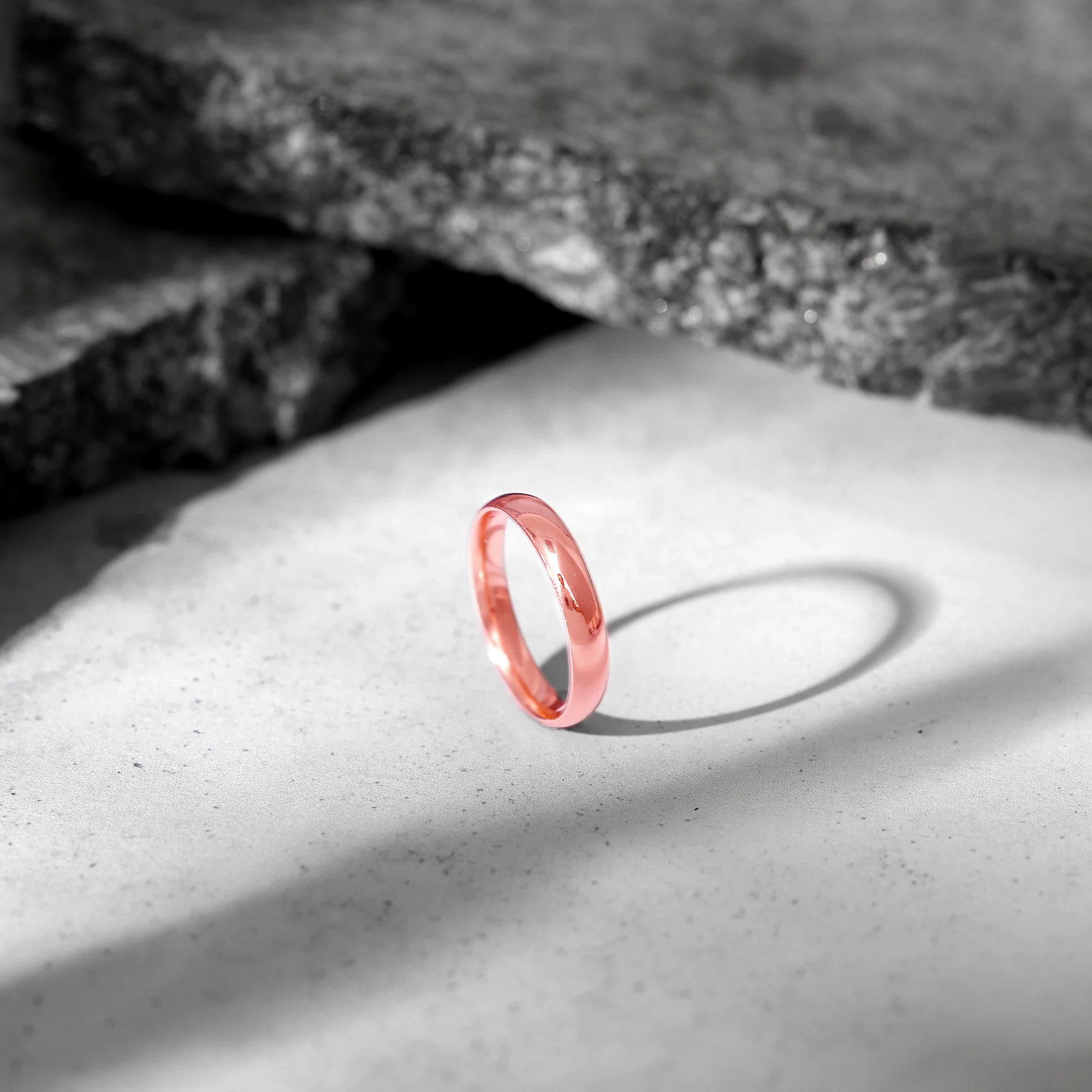 Rose Gold Classic Ring For Him - Image 2