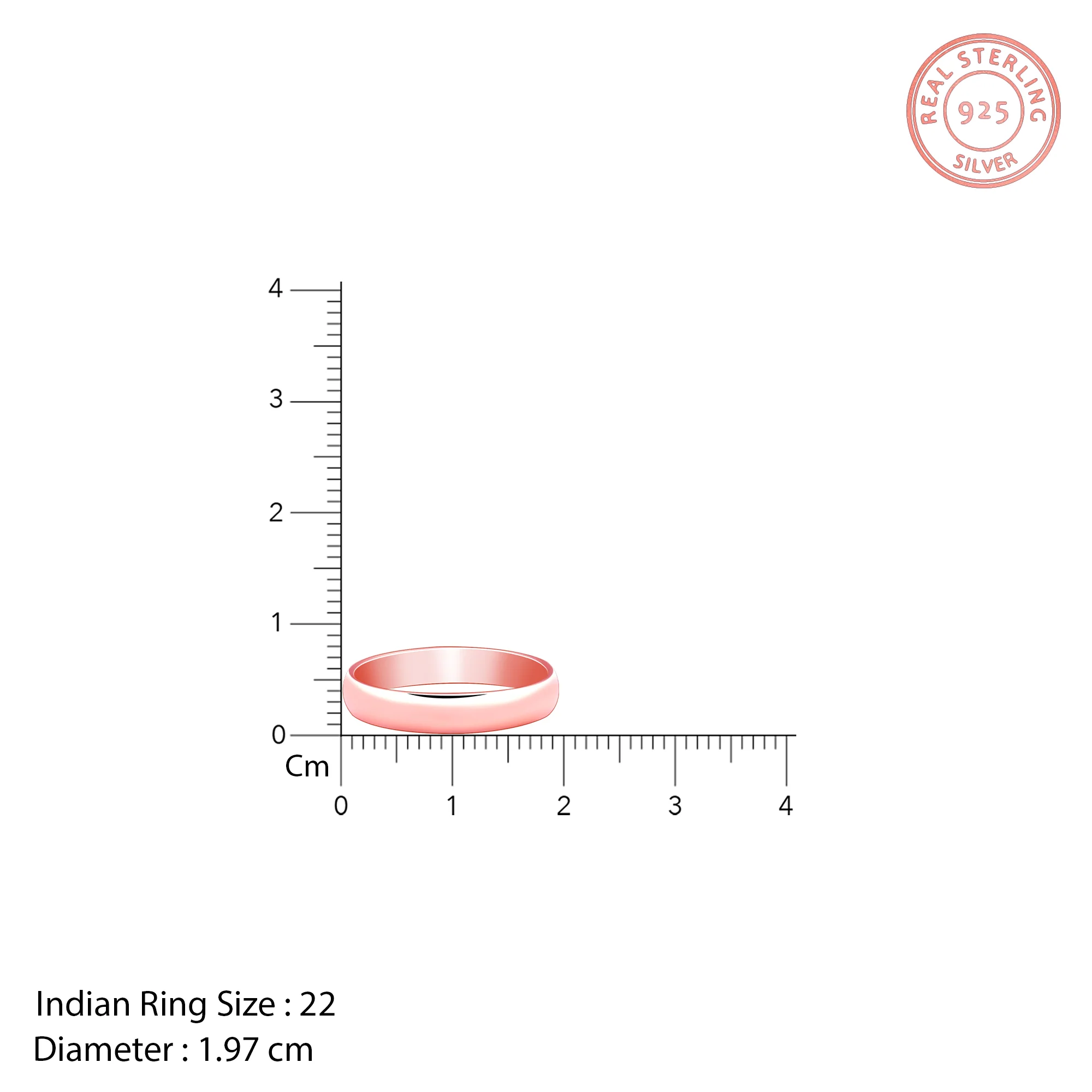 Rose Gold Classic Ring For Him - Image 5