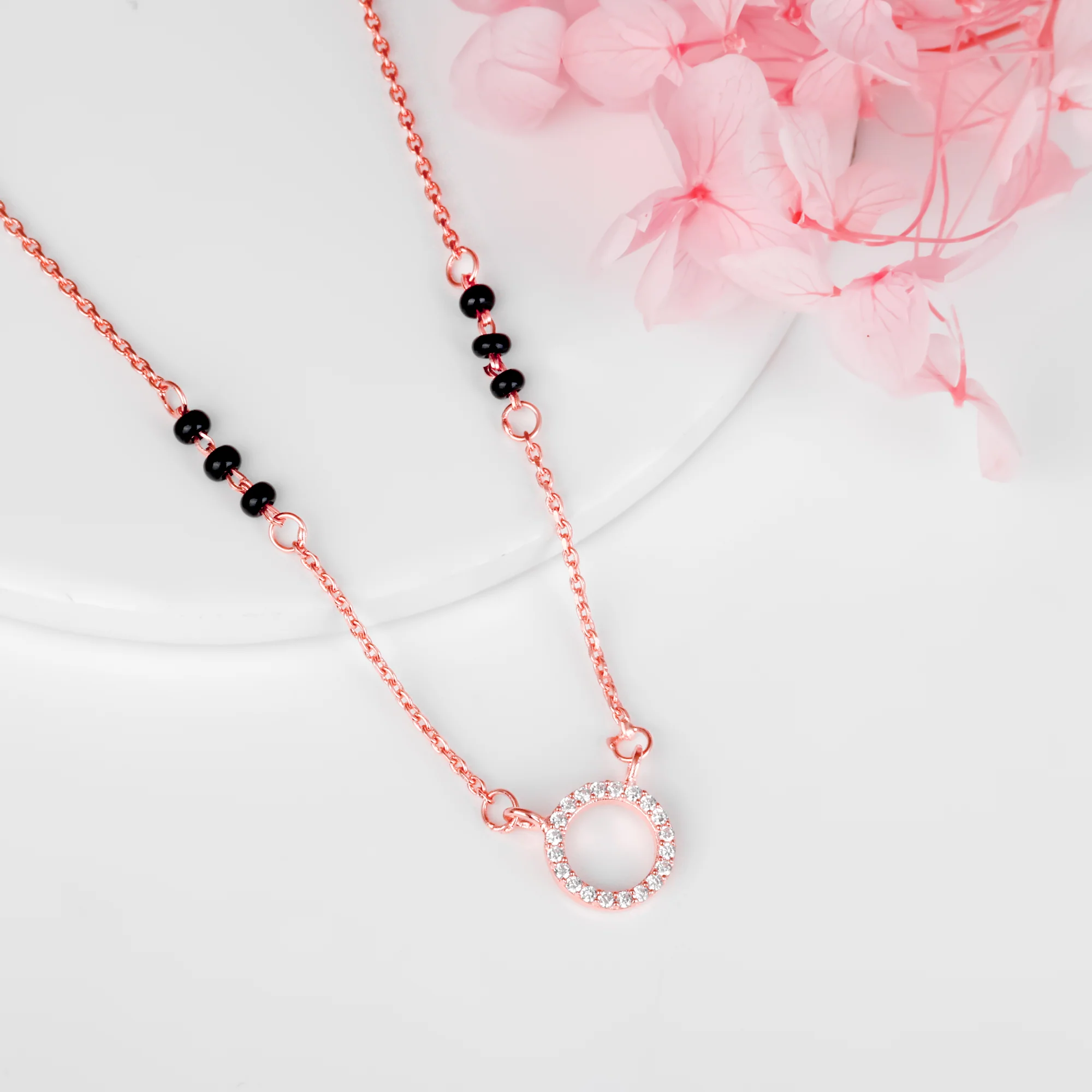 Rose Gold Connected for Life Mangalsutra - Image 2