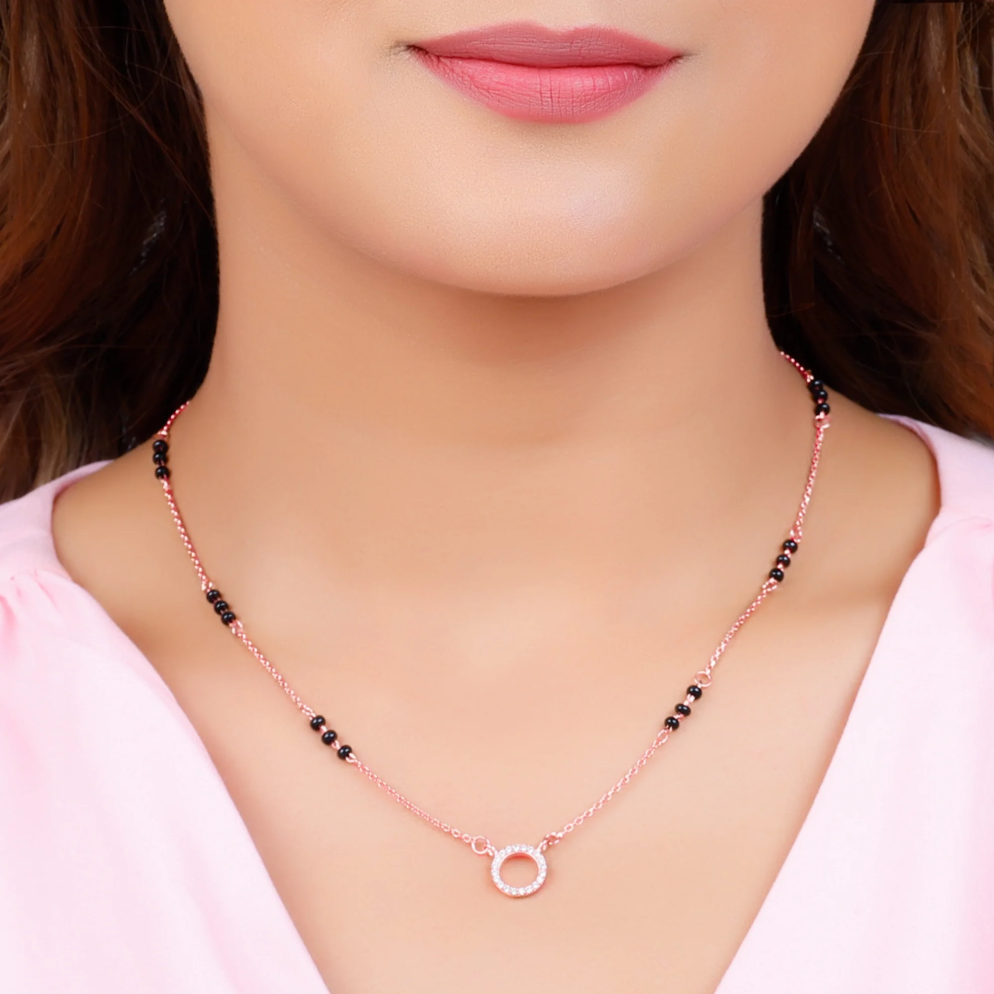 Rose Gold Connected for Life Mangalsutra - Image 3