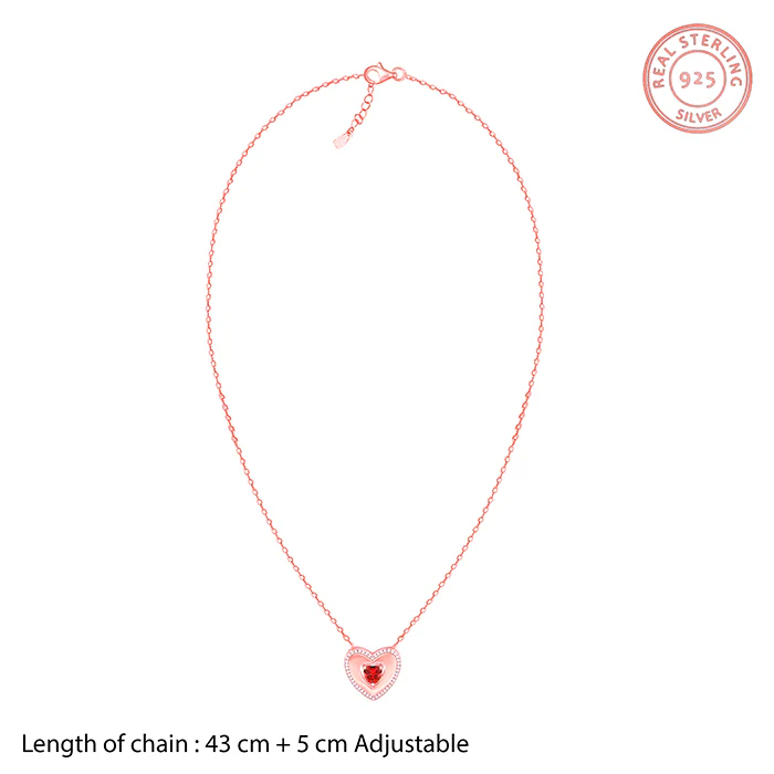 Rose Gold Custom I Love You Necklace - Image 7