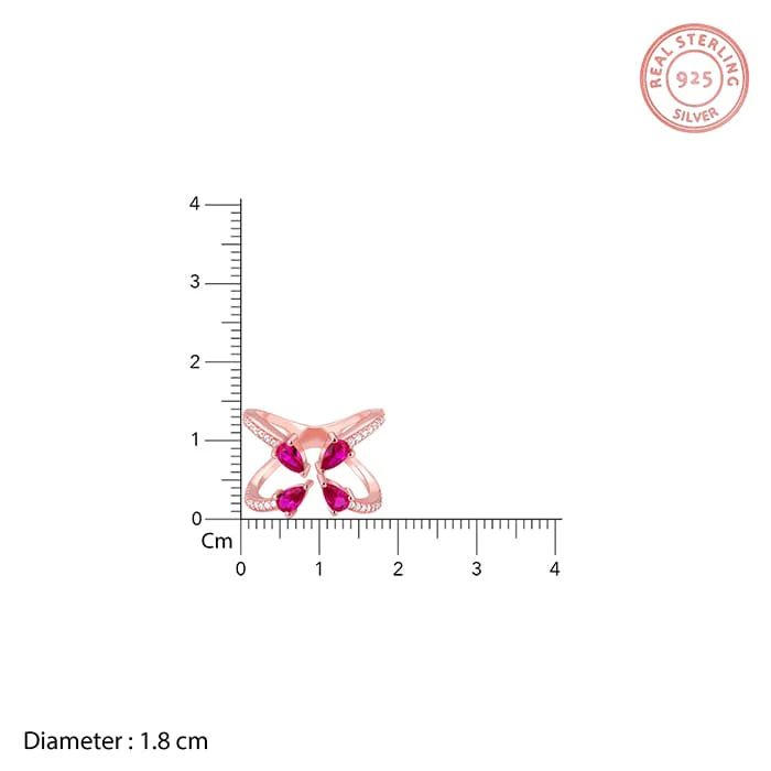 Rose Gold Cute Carnation Ring - Image 5