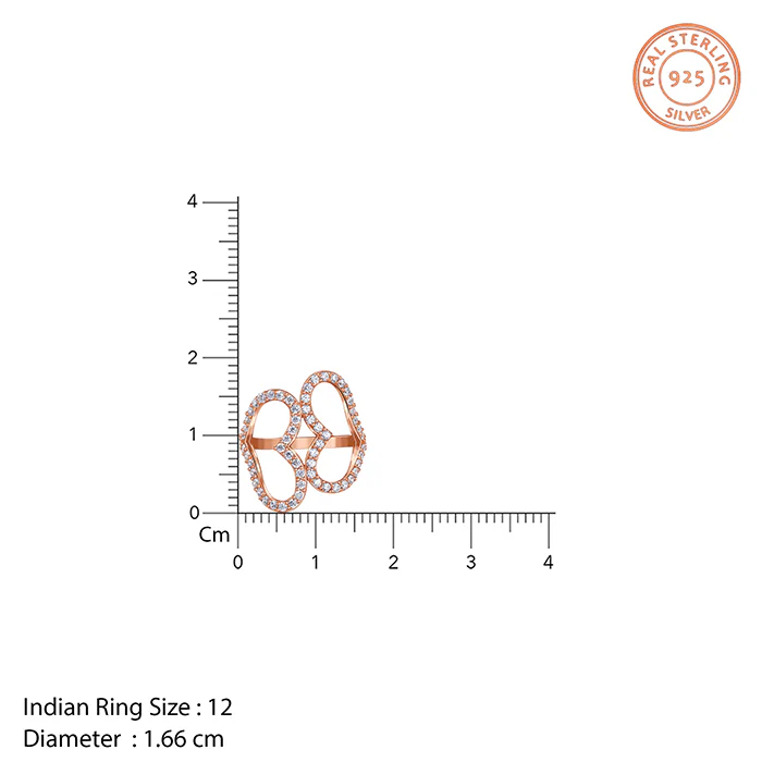 Rose Gold Deep Love Ring (Size 12) - Image 4