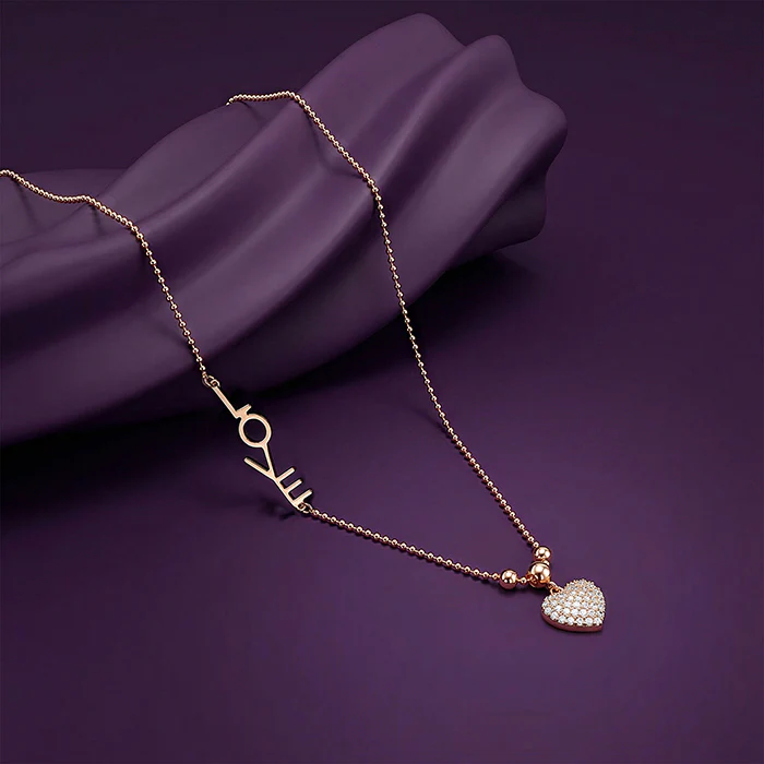 Rose Gold Delara Necklace - Image 2