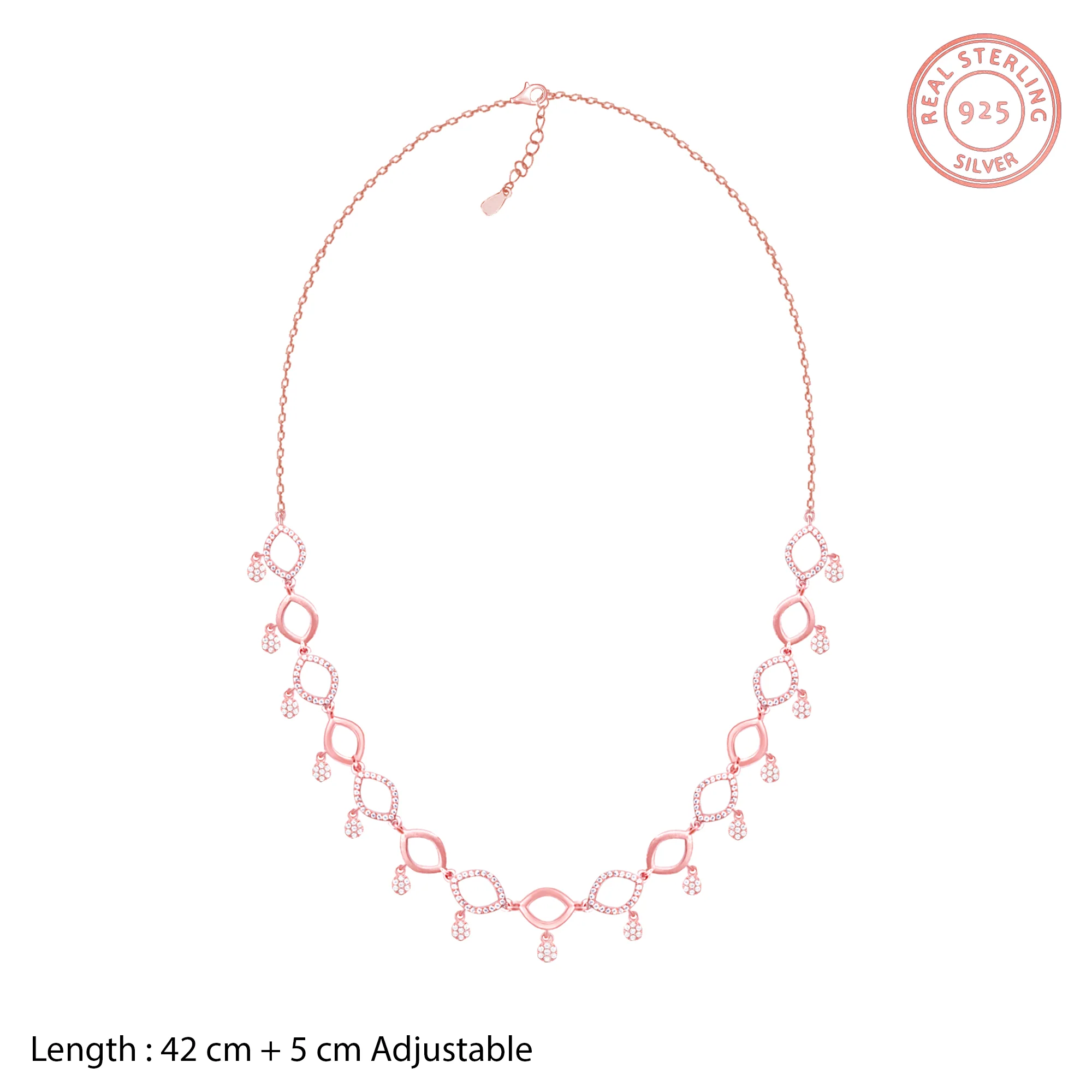Rose Gold Duchess Necklace - Image 4