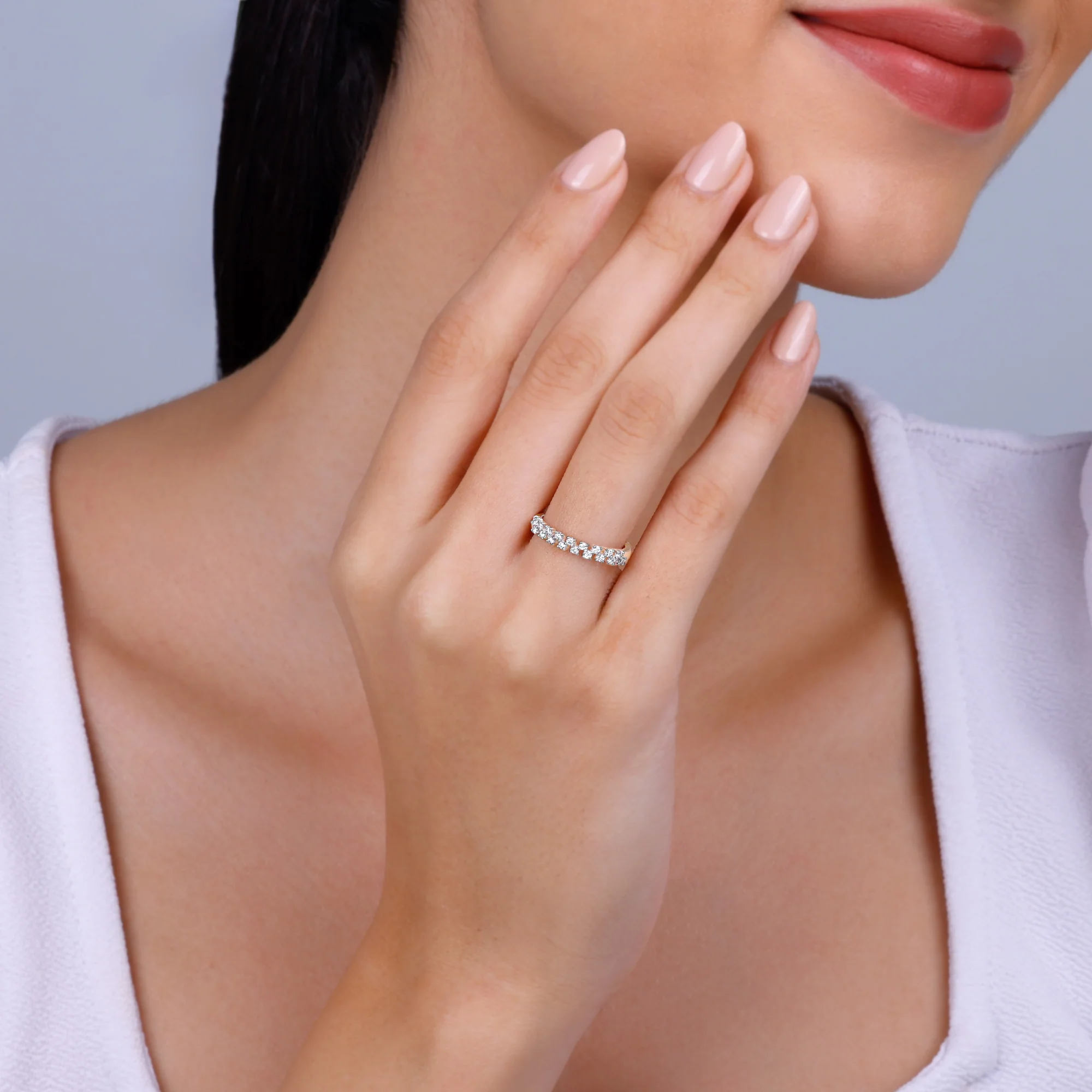 Rose Gold Empress Diamond Ring - Image 3
