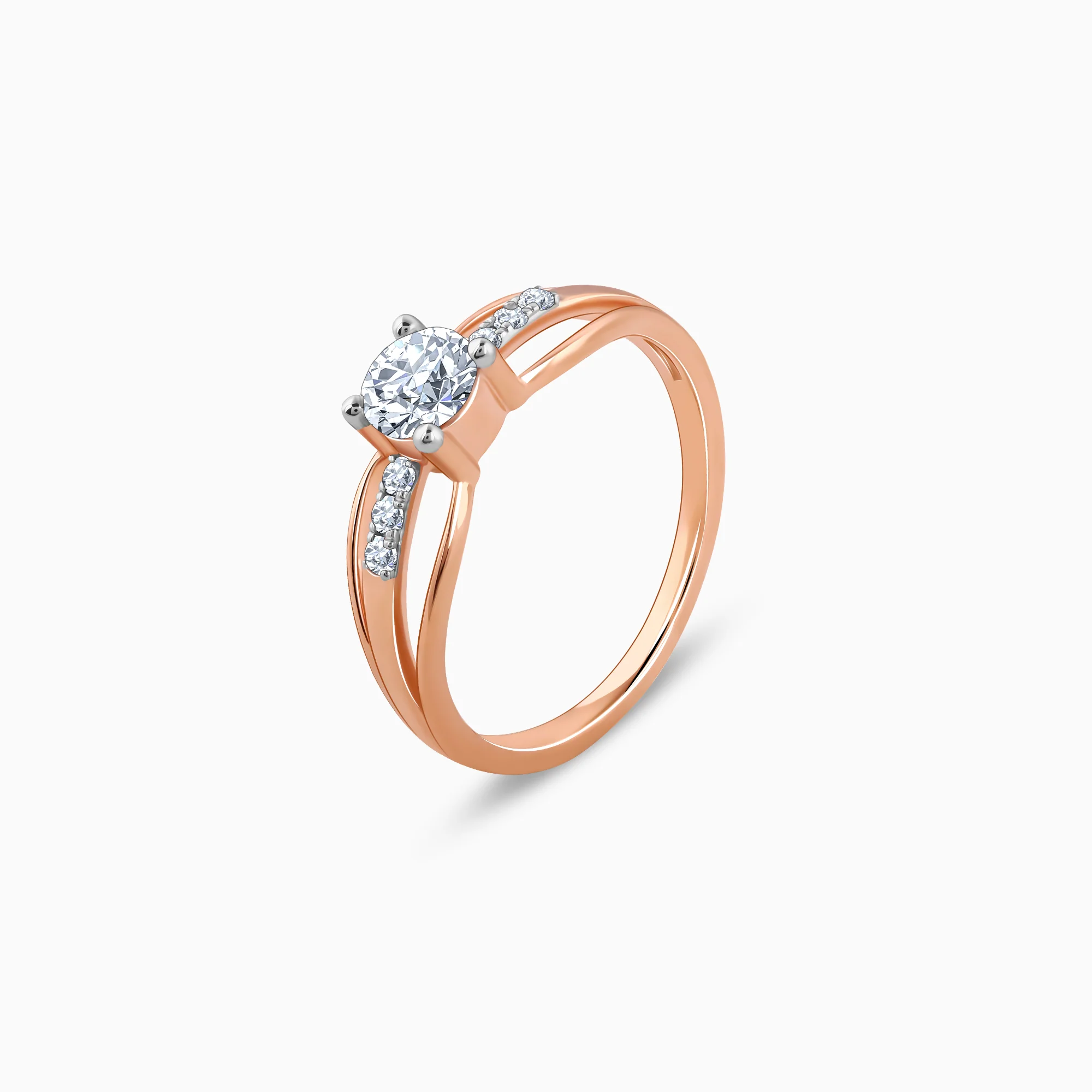 Rose Gold Empyrean Solitaire Lab Grown Diamond Ring - Image 4