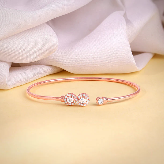 Rose Gold Endless Shenanigans Cuff Bracelet - Image 2