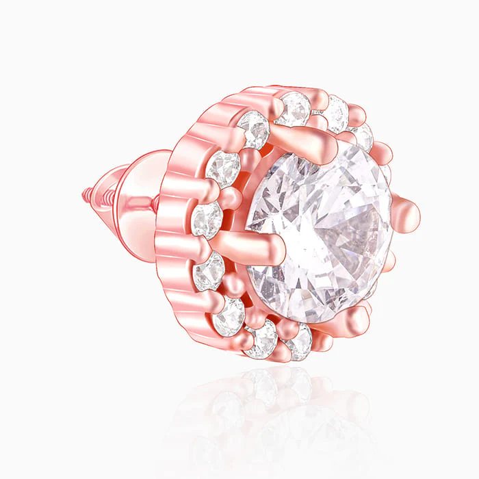 Rose Gold Eve Beauty Earrings - Image 4