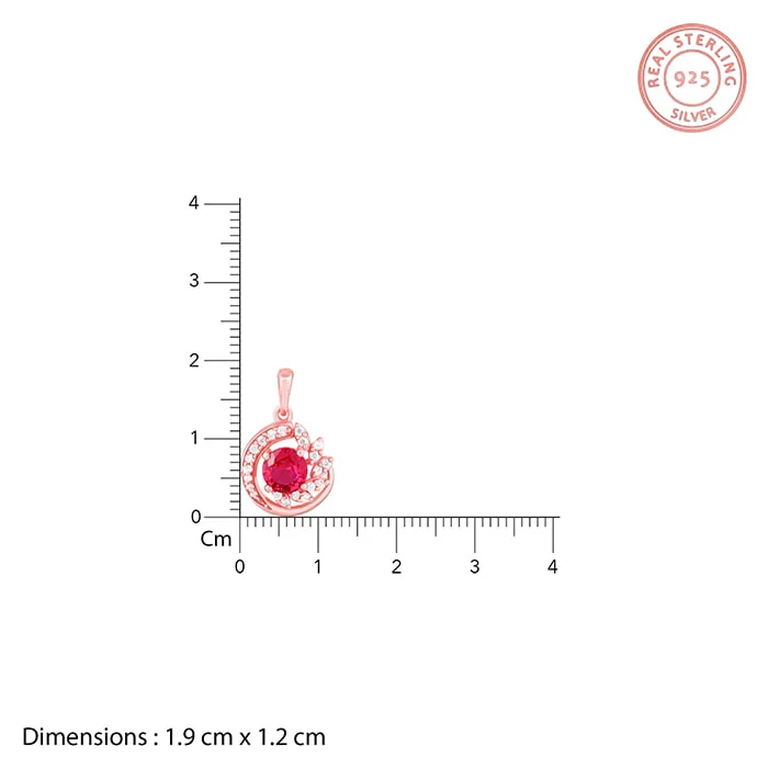 Rose Gold Full of Love Pendant with Link Chain - Image 6