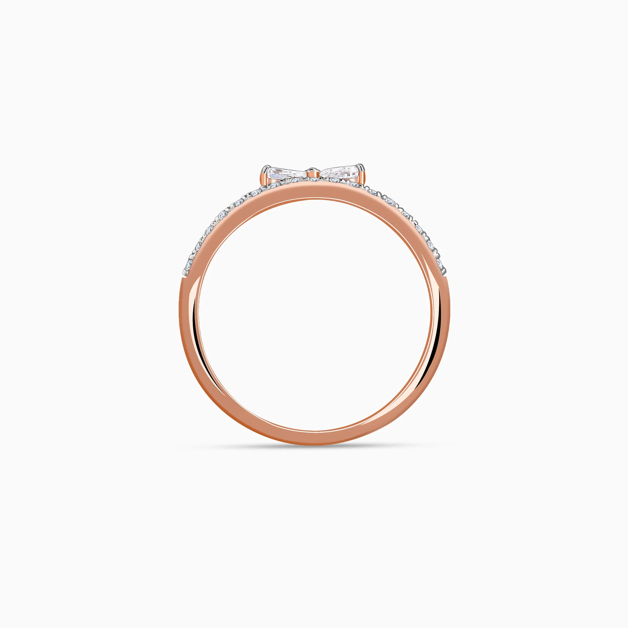 Rose Gold Glam Lab Grown Diamond Ring - Image 5