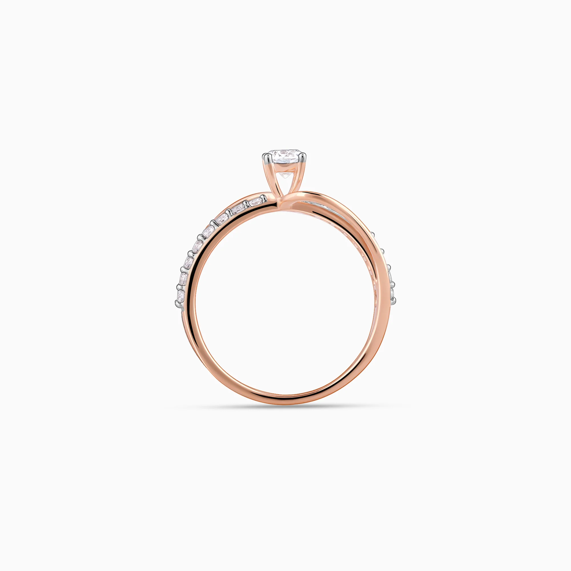 Rose Gold Gratifying Solitaire Diamond Ring - Image 5