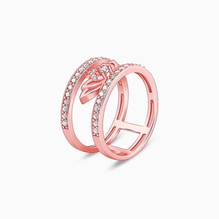 Rose Gold Gulabi Kamal Ring - Image 4