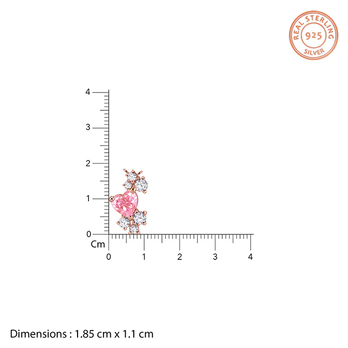 Rose Gold Heart Beat Set of 4 - Image 7