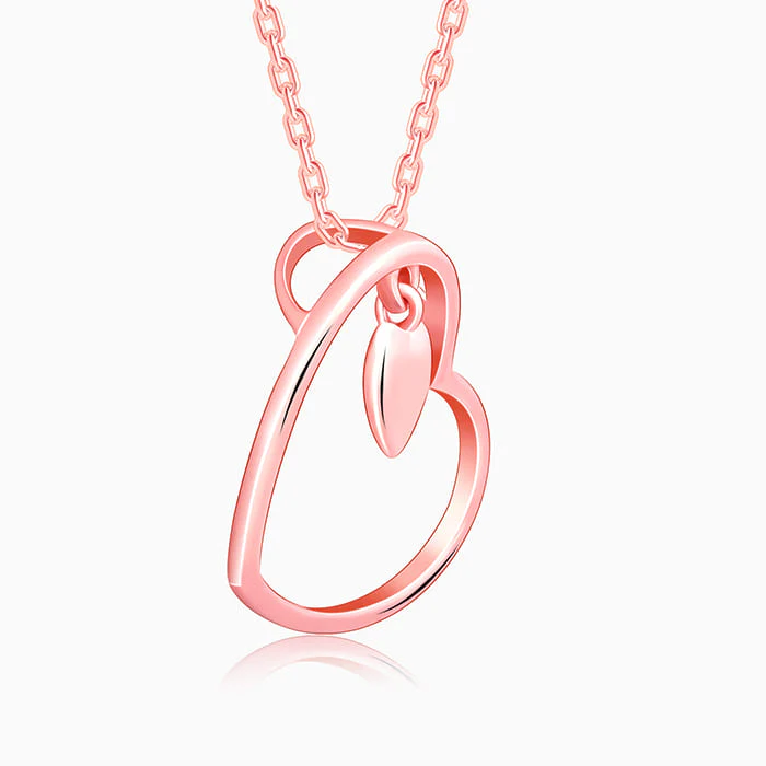 Anushka Sharma Rose Gold Heart Necklace - Image 5