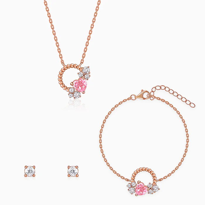 Rose Gold Heartbound Set of 3 - Image 2