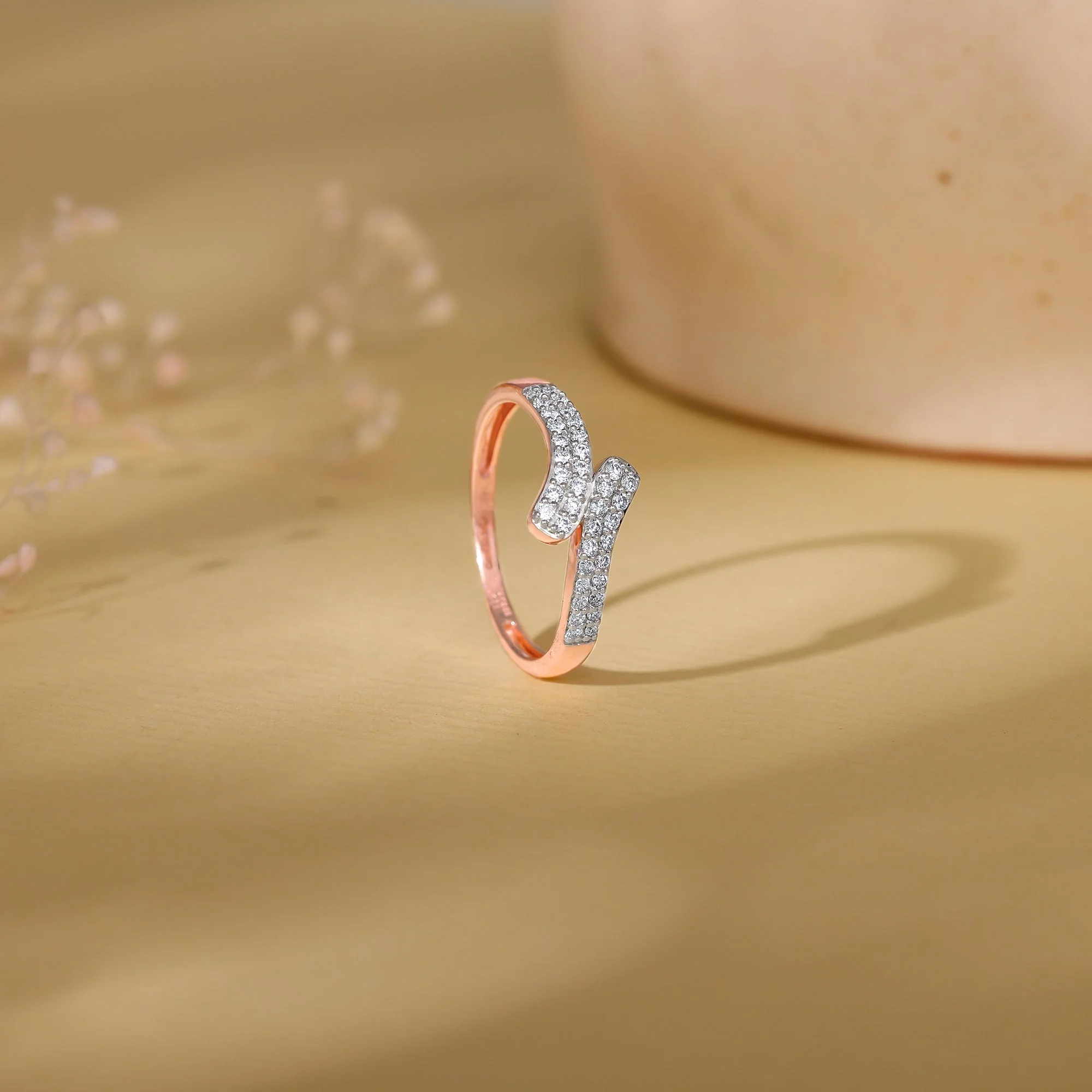 Rose Gold Heavenly Spark Diamond Ring - Image 2