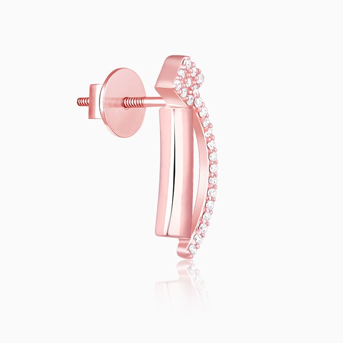 Rose Gold Hope And Happiness Earrings - Image 4
