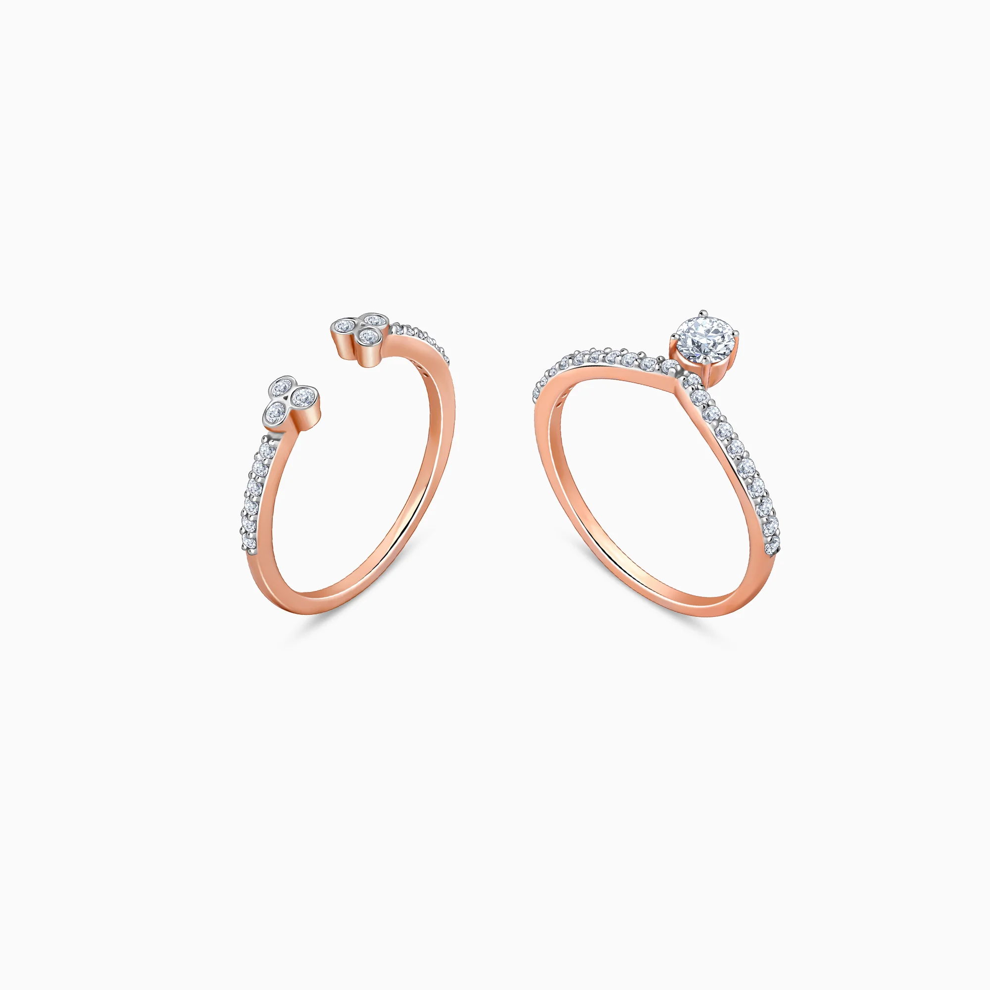 Rose Gold Imperial Solitaire Lab Grown Diamond Ring - Image 4