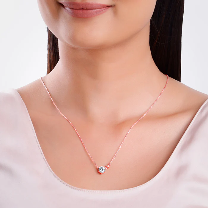 Rose Gold Jovial Necklace - Image 3