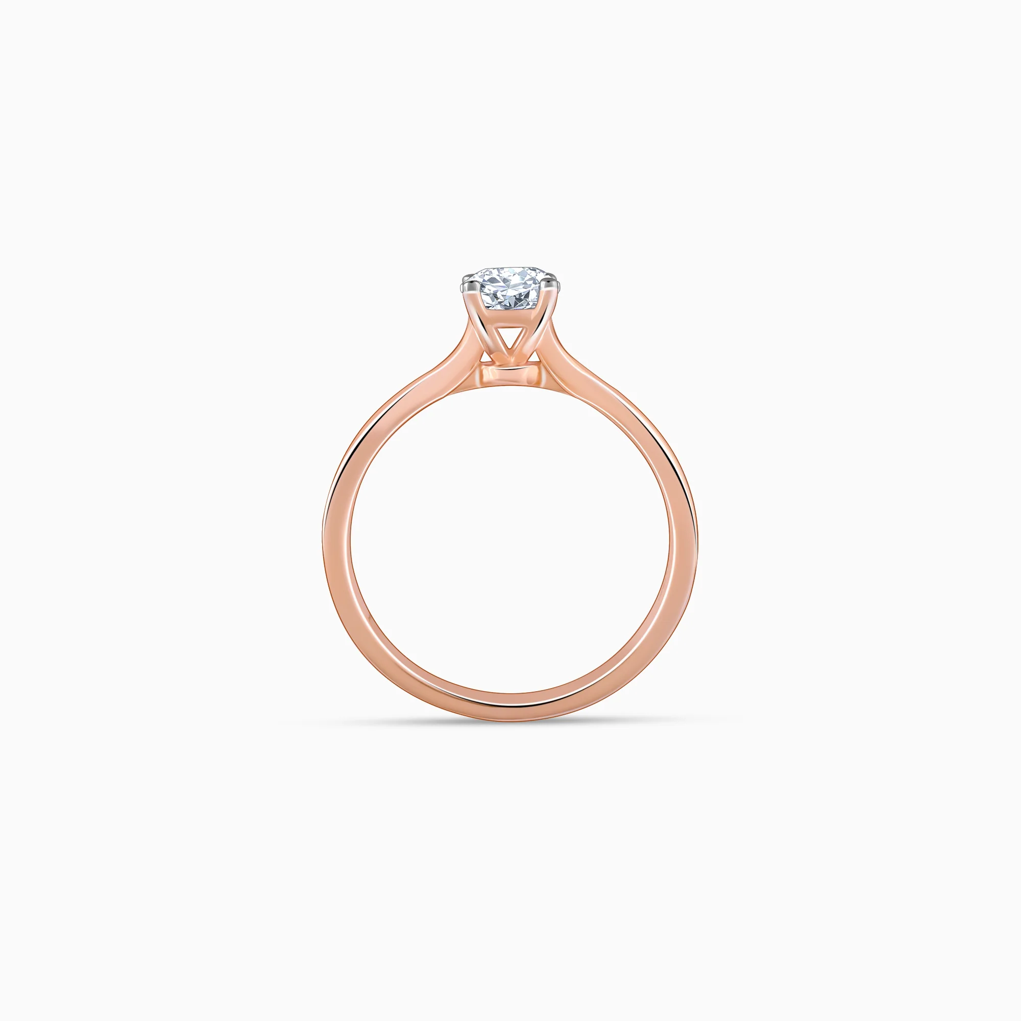 Rose Gold Joy Solitaire Lab Grown Diamond Ring - Image 5