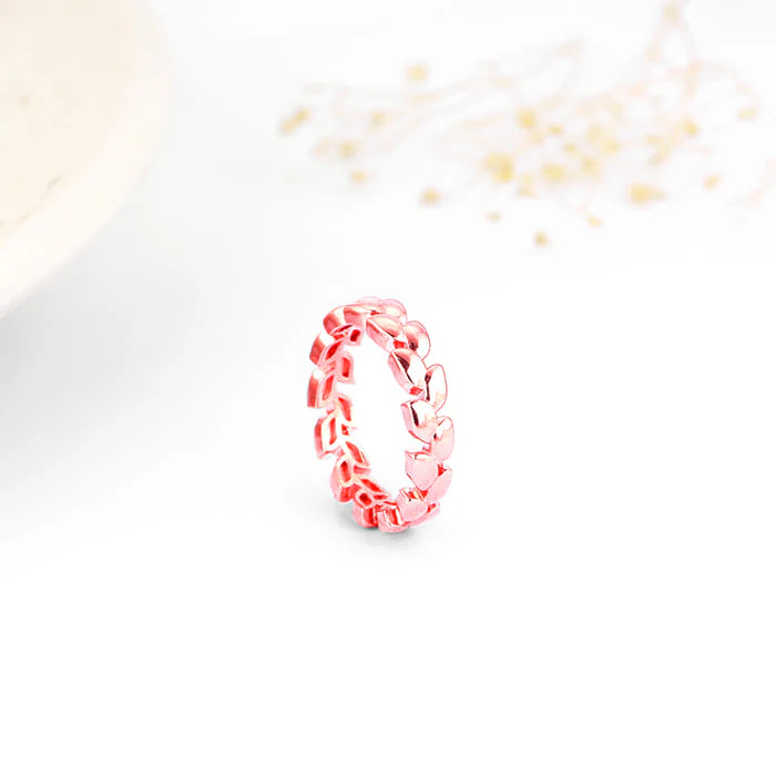 Rose Gold Laurel Wreath Ring - Image 2