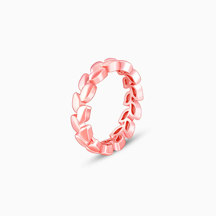 Rose Gold Laurel Wreath Ring - Image 4