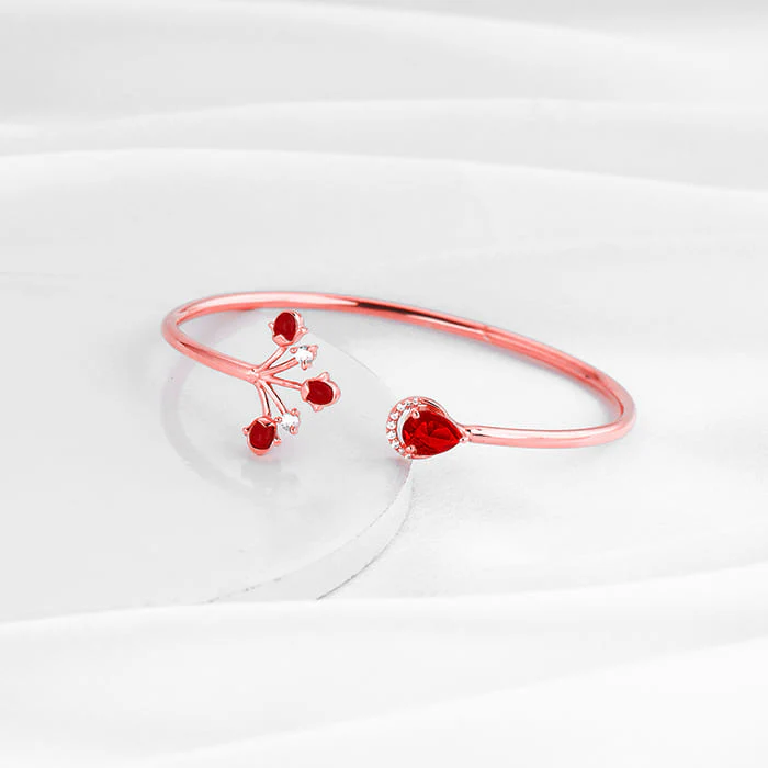 Rose Gold Liberty of Love Cuff Bracelet - Image 2