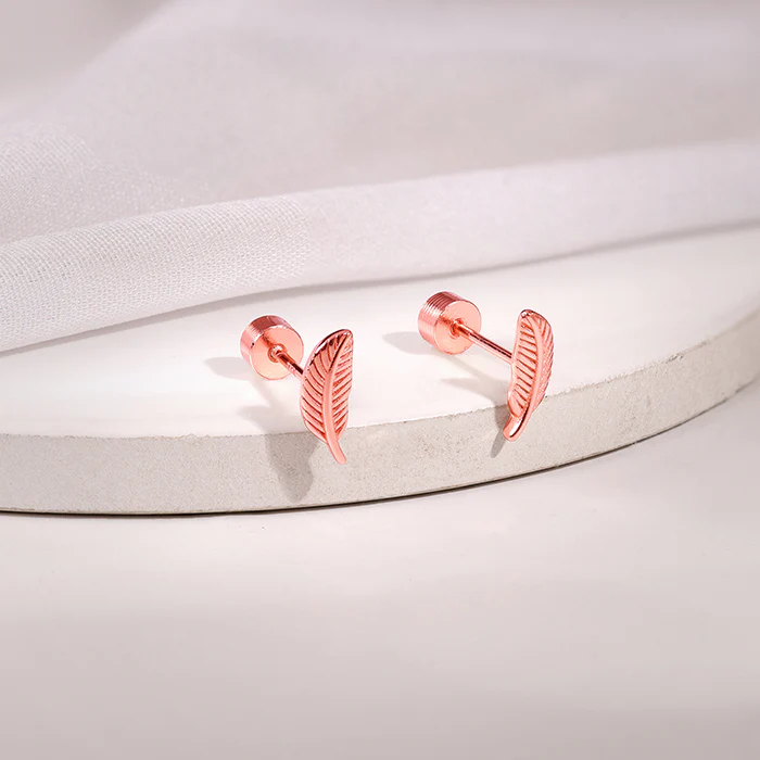 Rose Gold Liva Ear Piercings - Image 2