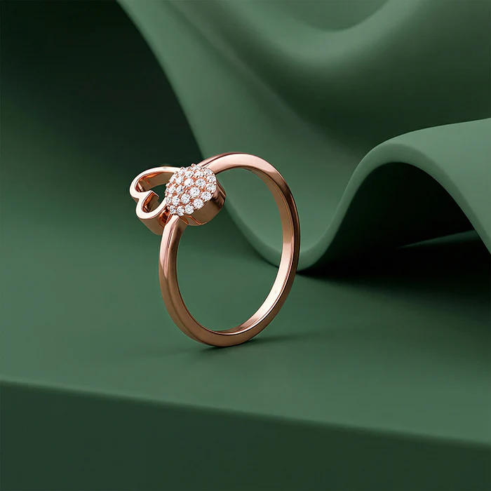 Rose Gold Lovey-Dovey Ring - Image 2