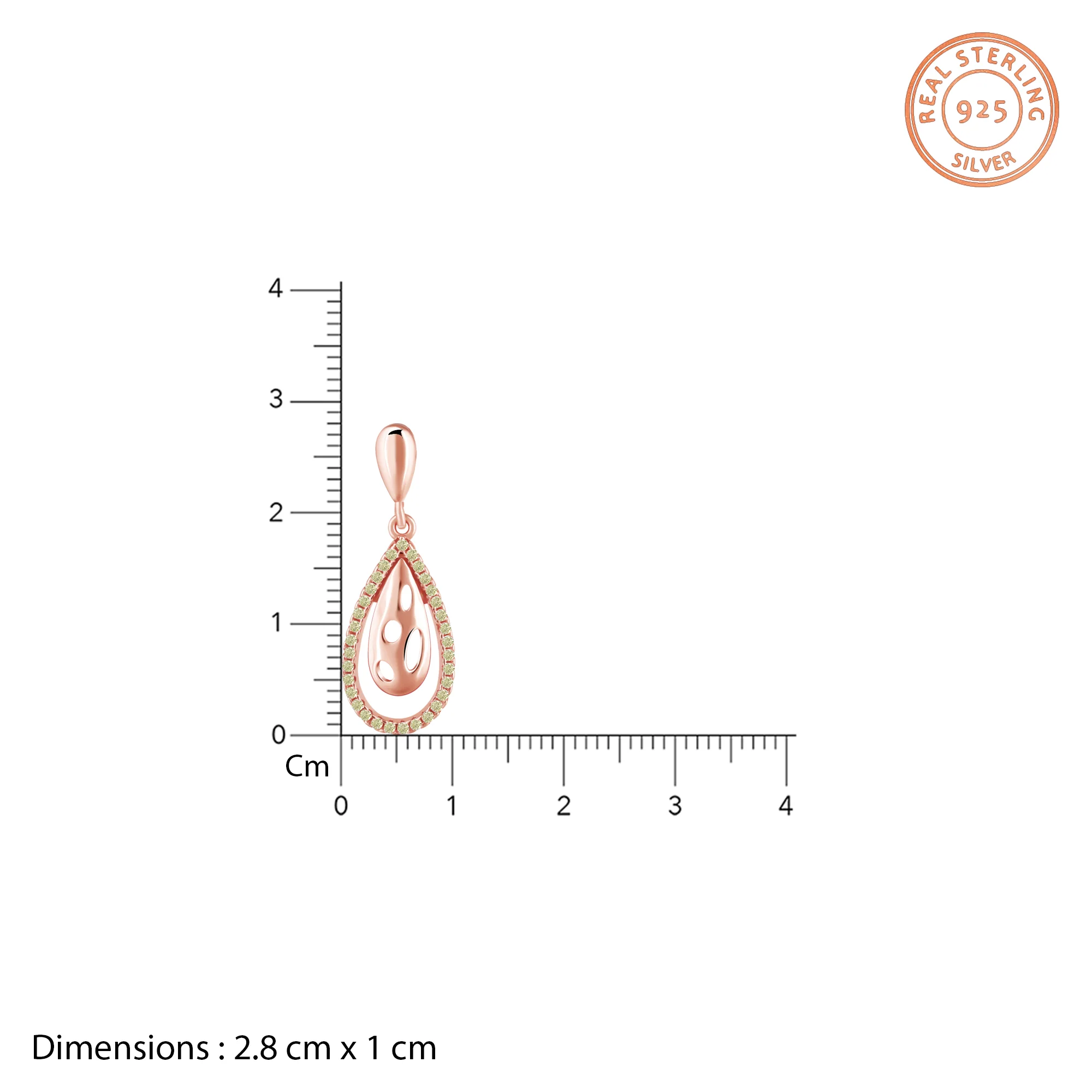 Rose Gold Meherika  Earrings - Image 5