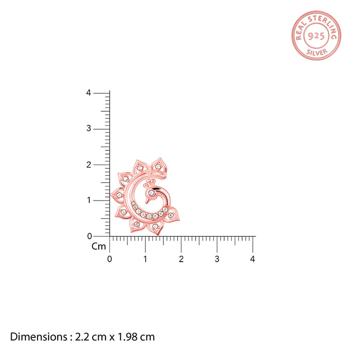 Rose Gold Morni Earrings - Image 5