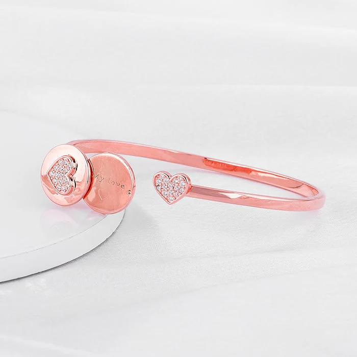 Rose Gold My Love Bracelet - Image 3