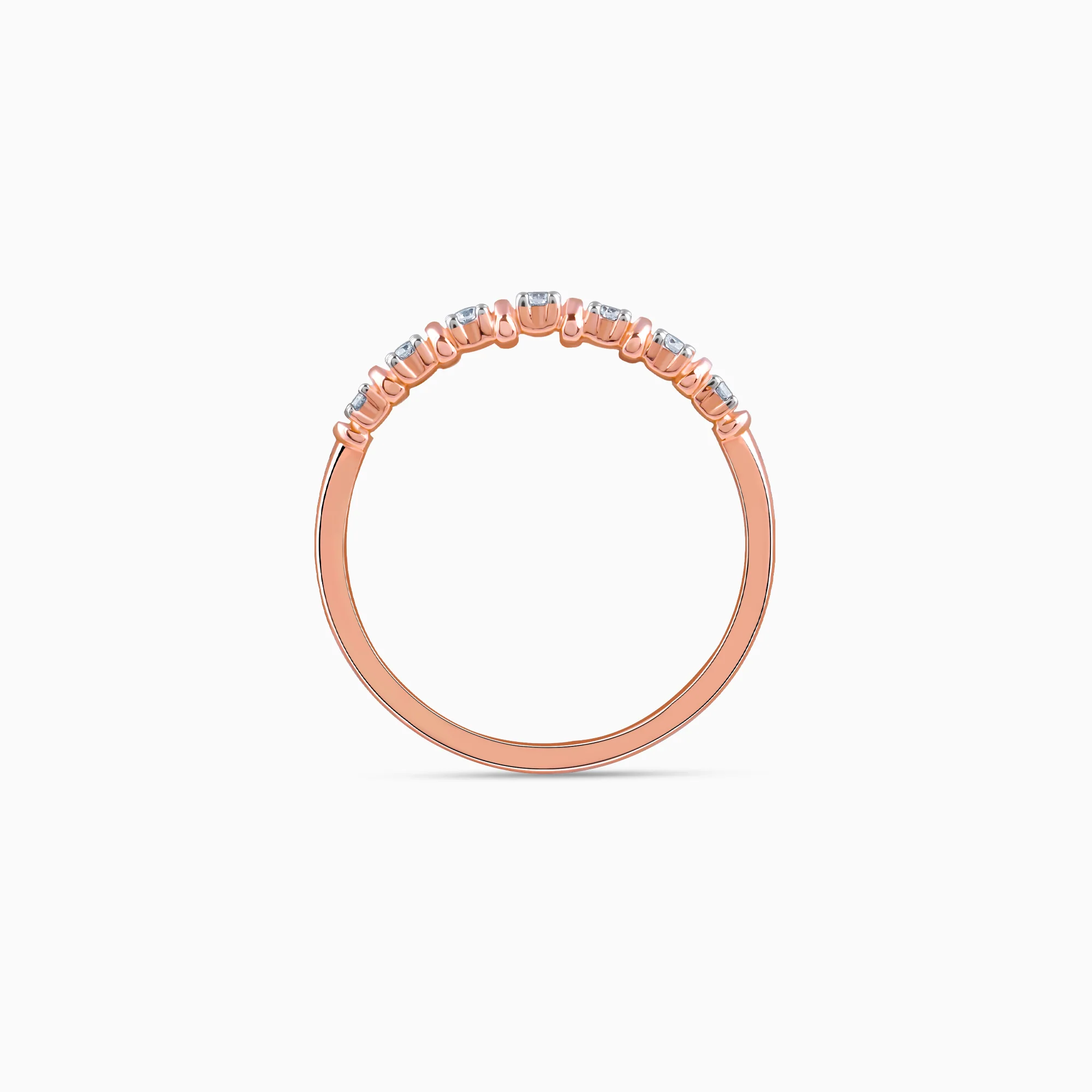 Rose Gold Mystical Celine Lab Grown Diamond Ring - Image 5