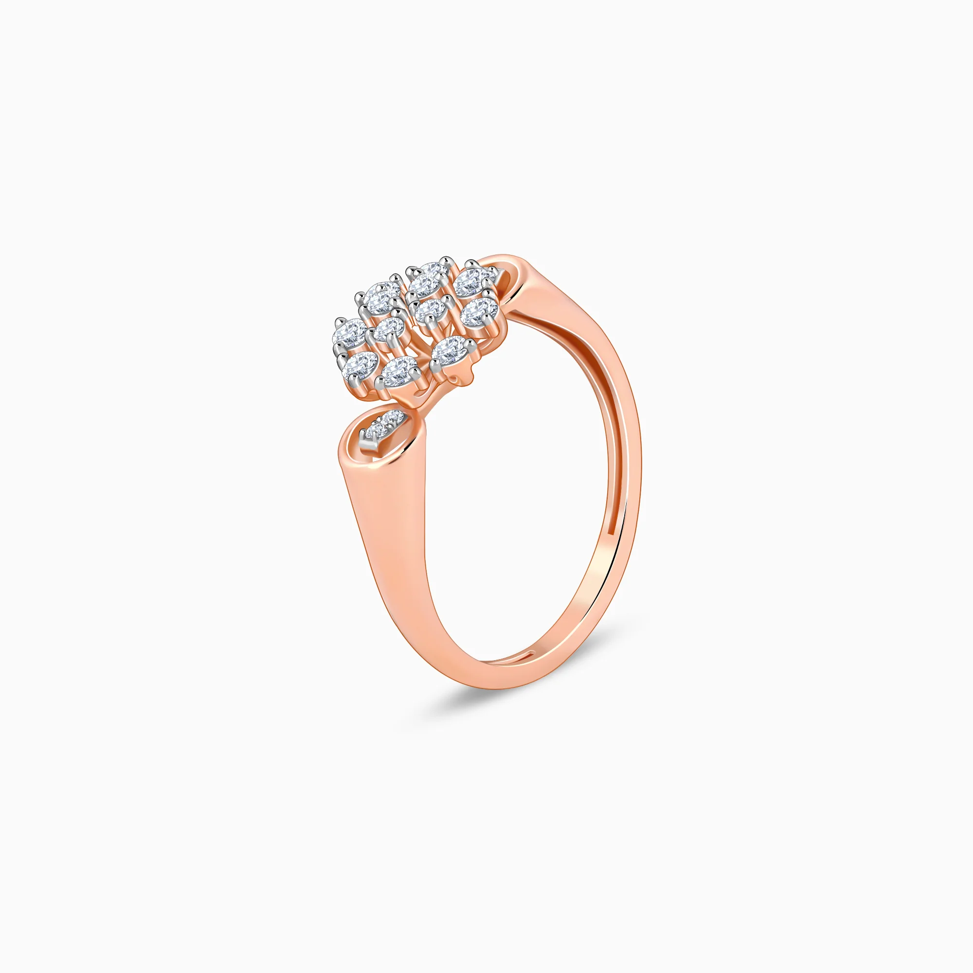 Rose Gold Nivara Diamond Ring - Image 4