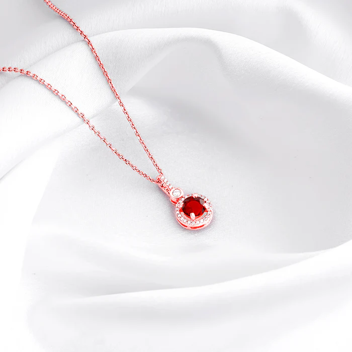 Rose Gold One And Only Pendant With Link Chain - Image 2