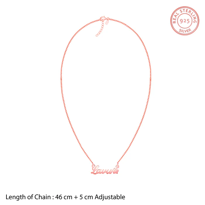 Rose Gold Personalised Dog Lover Necklace - Image 5